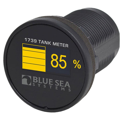 Blue Sea 1739 Mini OLED Tank Meter - Yellow - Kesper Supply