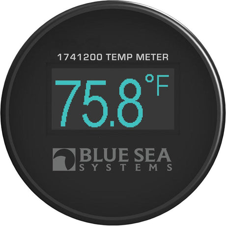 Blue Sea 1741200 Mini OLED Temperature Monitor - Blue - Kesper Supply