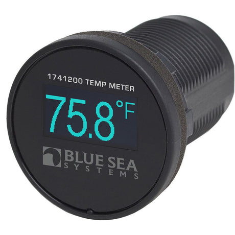 Blue Sea 1741200 Mini OLED Temperature Monitor - Blue - Kesper Supply