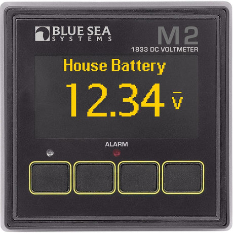 Blue Sea 1833 M2 DC Voltmeter - Kesper Supply