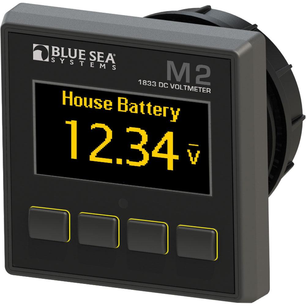 Blue Sea 1833 M2 DC Voltmeter - Kesper Supply