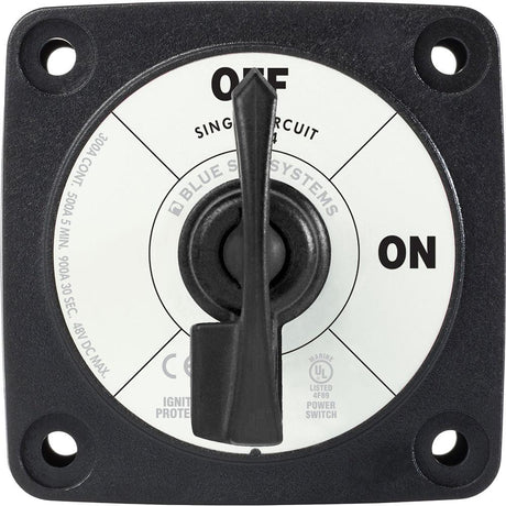 Blue Sea 6004200 Single Circuit ON-OFF w/Locking Key - Black - Kesper Supply