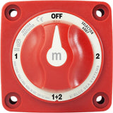 Blue Sea 6007 m-Series (Mini) Battery Switch Selector Four Position Red - Kesper Supply