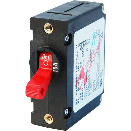 Blue Sea 7205 AC / DC Single Pole Magnetic World Circuit Breaker - 10 Amp - Kesper Supply