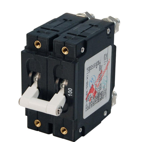 Blue Sea 7258 C-Series Double Pole Circuit Breaker - 100A - Kesper Supply