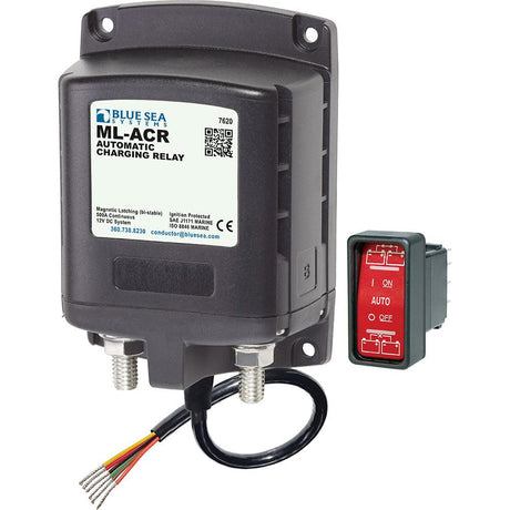 Blue Sea 7620 ML-Series Automatic Charging Relay (Magnetic Latch) 12VDC - Kesper Supply