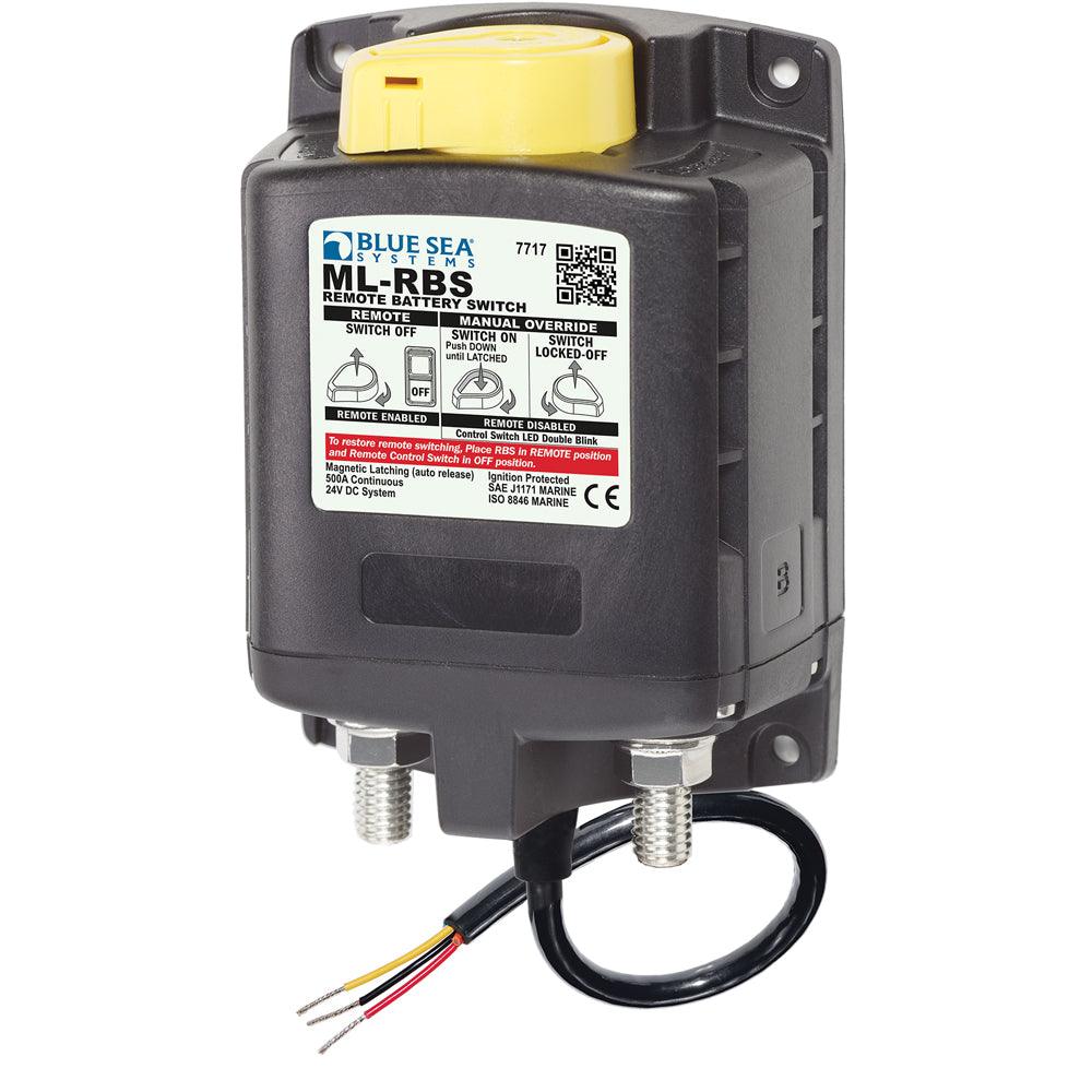 Blue Sea 7717 ML-RBS Remote Battery Switch w/Manual Control Auto-Release - 24V - Kesper Supply