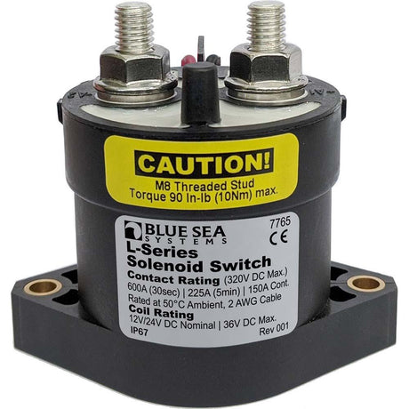 Blue Sea 7765 L-Series Solenoid Switch - 150A - 12/24V DC - Kesper Supply