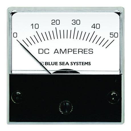 Blue Sea 8041 DC Analog Micro Ammeter - 2" Face, 0-50 Amperes DC - Kesper Supply