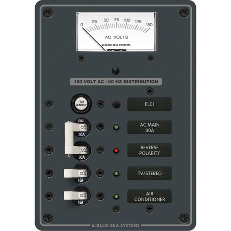 Blue Sea 8102 ELCI GFCI Panel AC 2 Position - Kesper Supply