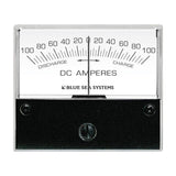 Blue Sea 8253 DC Zero Center Analog Ammeter - 2-3/4" Face, 100-0-100 Amperes DC - Kesper Supply