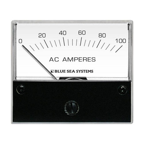 Blue Sea 8258 AC Analog Ammeter - 2-3/4" Face, 0-100 Amperes AC - Kesper Supply