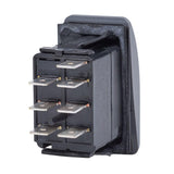 Blue Sea Contura Switch DPDT Black - ON-ON - Kesper Supply