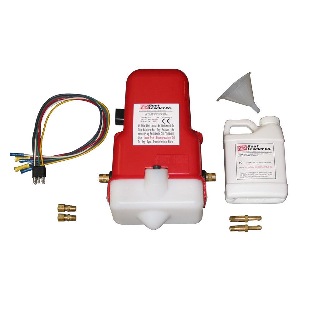 Boat Leveler 12vdc Universal Trim Tab Pump with Oil and Hose Fittings - Kesper Supply