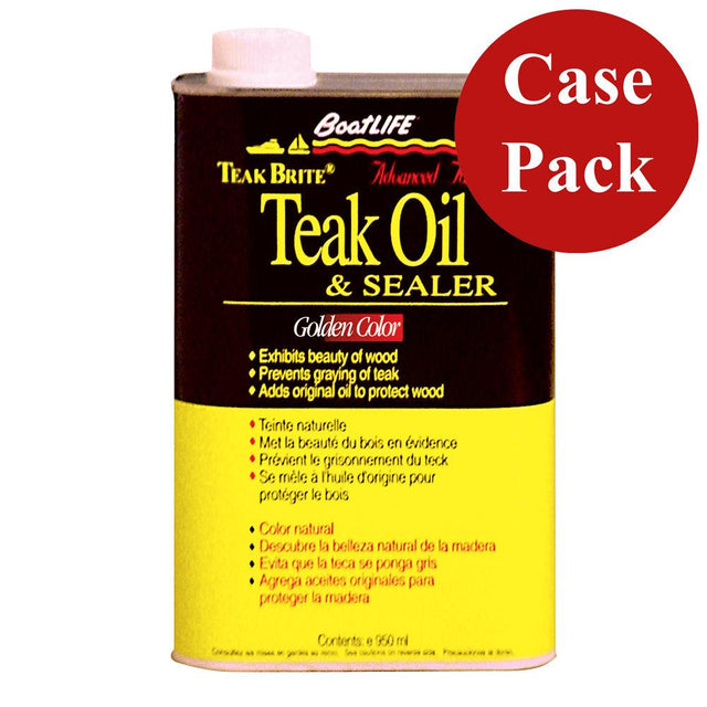 BoatLIFE Teak Brite Advanced Formula Teak Oil - 32oz *Case of 12* - Kesper Supply