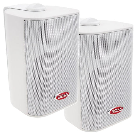 Boss Audio 4" MR4.3W Box Speakers - White - 200W - Kesper Supply