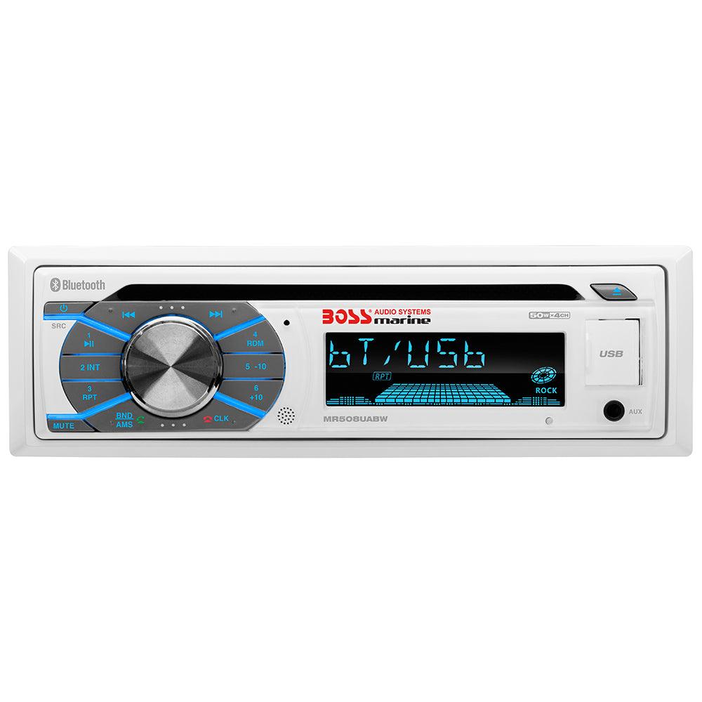 Boss Audio MR508UABW Marine Stereo w/AM/FM/CD/BT/USB - Kesper Supply