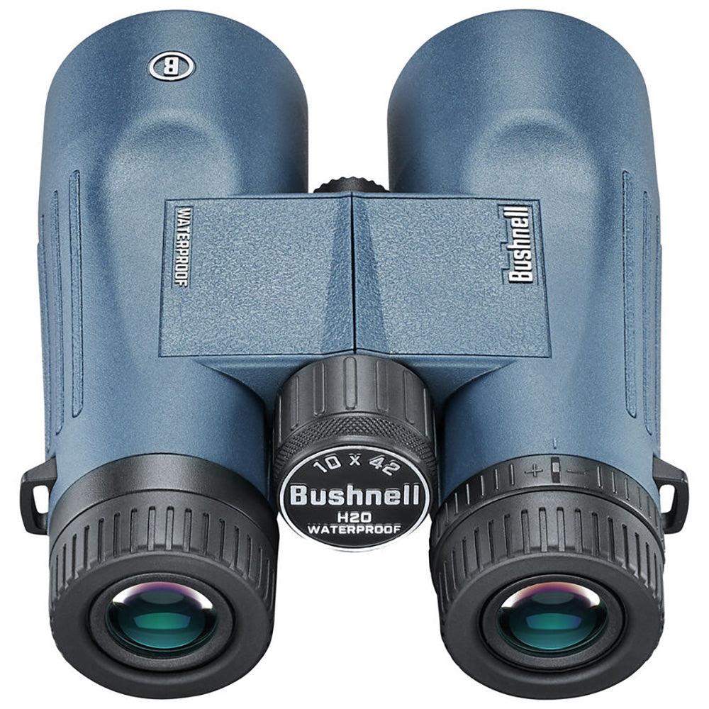 Bushnell 10x42mm H2O Binocular - Dark Blue Roof WP/FP Twist Up Eyecups - Kesper Supply