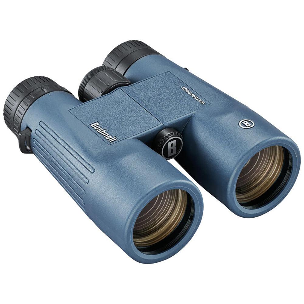 Bushnell 10x42mm H2O Binocular - Dark Blue Roof WP/FP Twist Up Eyecups - Kesper Supply