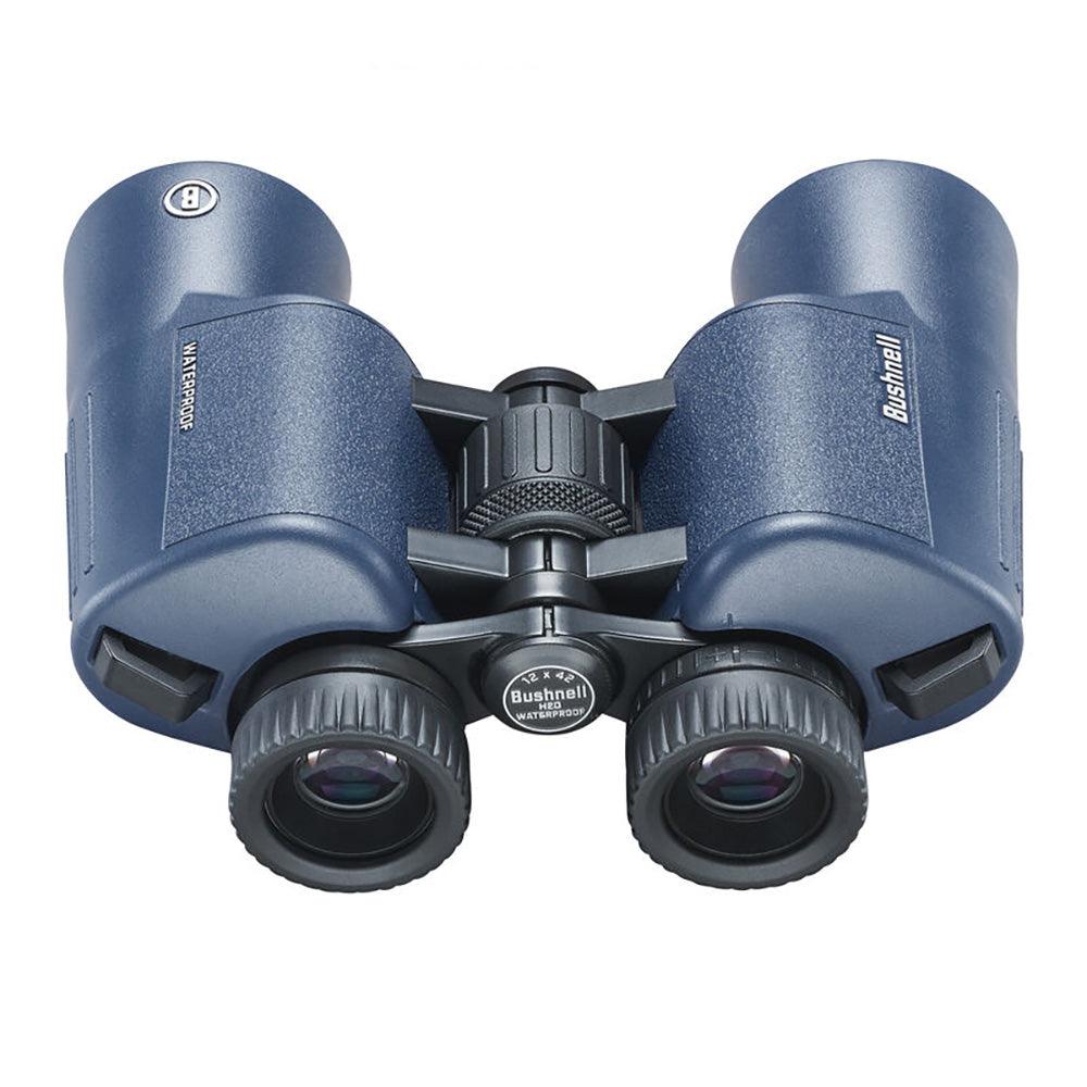 Bushnell 8x42mm H2O Binocular - Dark Blue Porro WP/FP Twist Up Eyecups - Kesper Supply