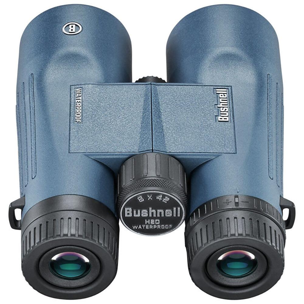 Bushnell 8x42mm H2O Binocular - Dark Blue Roof WP/FP Twist Up Eyecups - Kesper Supply