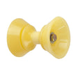 C.E. Smith 3" Bow Bell Roller Assembly - Yellow TPR - Kesper Supply