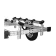 C.E. Smith 4' Roller Bunks - Kesper Supply