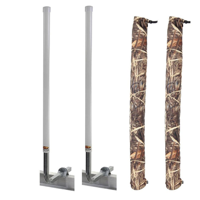 C.E. Smith 60" Post Guide-On w/I-Beam Mounting Kit & FREE Camo Wet Lands Post Guide-On Pads - Kesper Supply