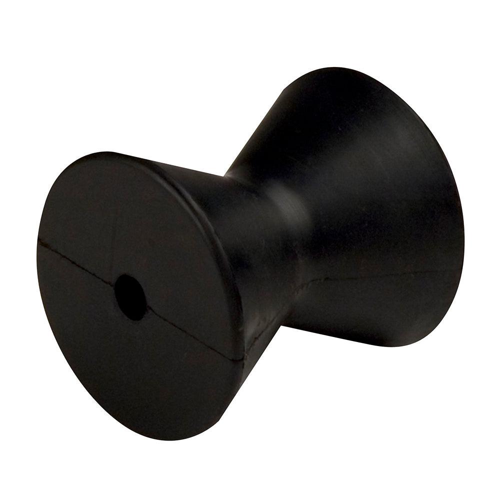 C.E. Smith Bow Roller - Black - 4" Diameter - 3-3/4"W - 1/2" ID - Kesper Supply