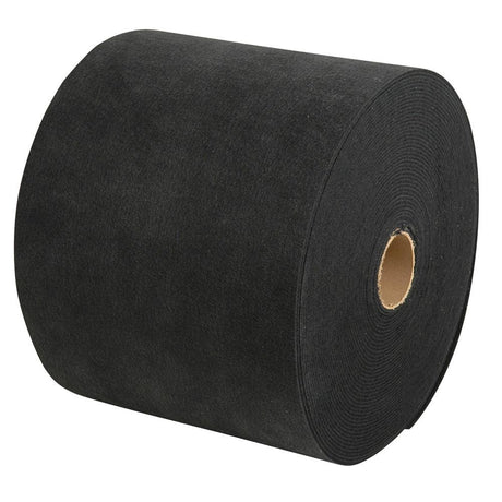 C.E. Smith Carpet Roll - Black - 18"W x 18'L - Kesper Supply