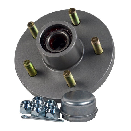 C.E. Smith Trailer Hub Kit - 1-3/8" x 1-1/16" Tapered - 5 x 4-1/2" Galvanized - Kesper Supply