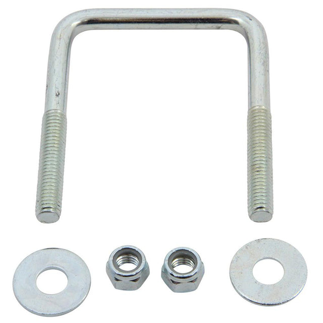 C.E. Smith Zinc U-Bolt 7/16"-14 X 3-1/8" X 4" w/Washers & Nuts - Square - Kesper Supply