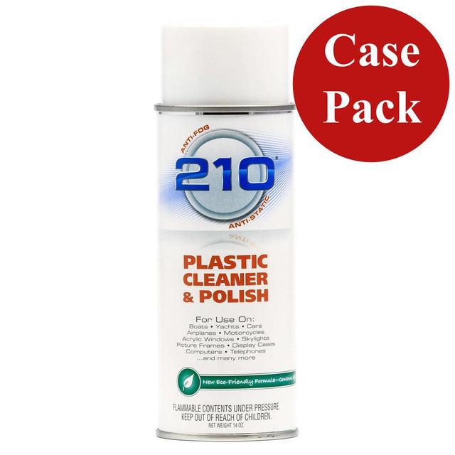 Camco 210 Plastic Cleaner Polish - 14oz Spray - Case of 12 - Kesper Supply