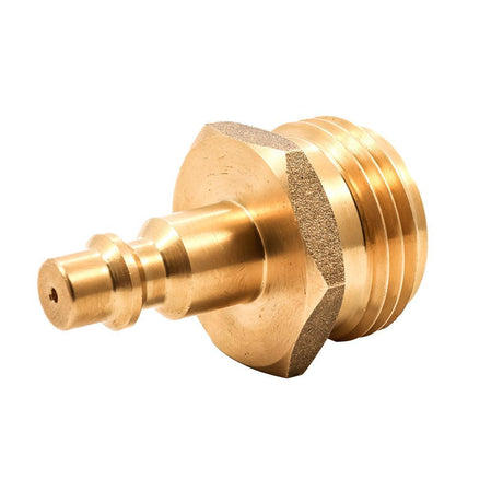 Camco Blow Out Plug - Brass - Quick-Connect Style - Kesper Supply
