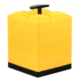 Camco FasTen Leveling Blocks w/T-Handle - 2x2 - Yellow *10-Pack - Kesper Supply