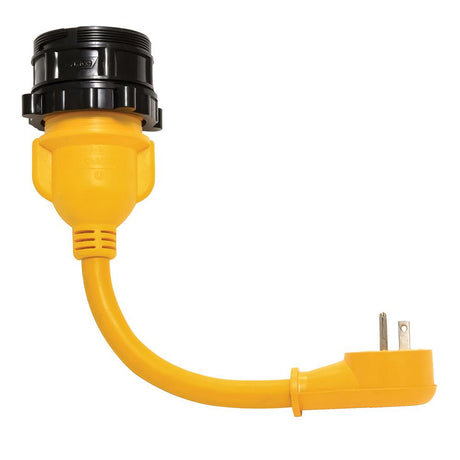 Camco PowerGrip Locking Adapter - 15A/125V Male to 30A/125V Female Locking - Kesper Supply