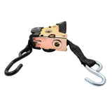 Camco Retractable Tie-Down Straps - 1" Width 6' Dual Hooks - Kesper Supply