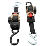 Camco Retractable Tie-Down Straps - 1" Width 6' Dual Hooks - Kesper Supply