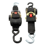 Camco Retractable Tie Down Straps - 2" Width 6' Dual Hooks - Kesper Supply