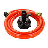 Camco RhinoFlex 10' Clean Out Hose w/Rinser Cap - 5/8" Internal Diameter - Kesper Supply