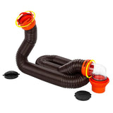 Camco RhinoFLEX 15' Sewer Hose Kit w/4 In 1 Elbow Caps - Kesper Supply