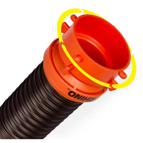 Camco RhinoFLEX 5' Sewer Hose Extension w/Swivel Bayonet & Lug - Kesper Supply