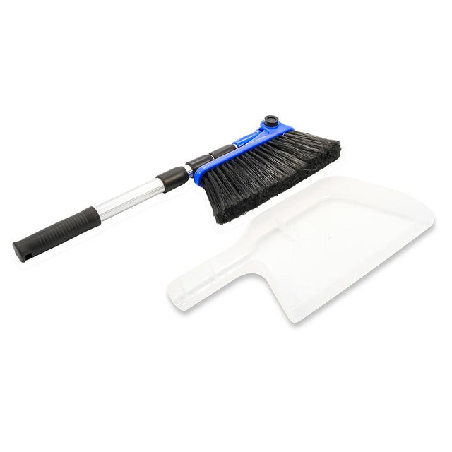 Camco RV Broom & Dustpan - Bilingual - Kesper Supply