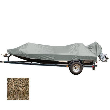 Carver Performance Poly-Guard Styled-to-Fit Boat Cover f/15.5' Jon Style Bass Boats - Shadow Grass - Kesper Supply