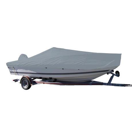 Carver Performance Poly-Guard Styled-to-Fit Boat Cover f/20.5' V-Hull Center Console Fishing Boat - Grey - Kesper Supply