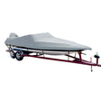 Carver Poly-Flex II Styled-to-Fit Boat Cover f/16.5' Ski Boats with Low Profile Windshield - Grey - Kesper Supply