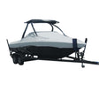 Carver Sun-DURA Specialty Boat Cover f/19.5' Tournament Ski Boats w/Tower - Grey - Kesper Supply