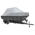 Carver Sun-DURA Specialty Boat Cover f/24.5' Walk Around Cuddy & Center Console Boats - Grey - Kesper Supply