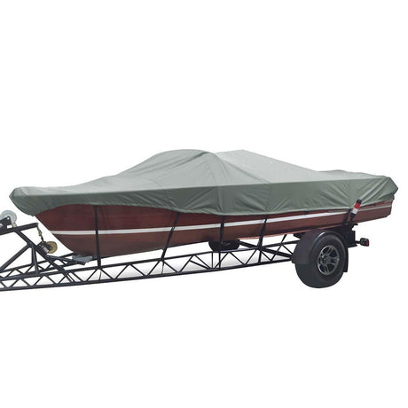 Carver Sun-DURA Styled-to-Fit Boat Cover f/18.5' Tournament Ski Boats - Grey - Kesper Supply