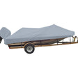 Carver Sun-DURA Styled-to-Fit Boat Cover f/19.5' Wide Style Bass Boats - Grey - Kesper Supply